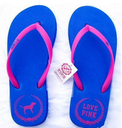 Hot-selling women's pink flip flops sandals beach slippers summer women's - Shopy Max