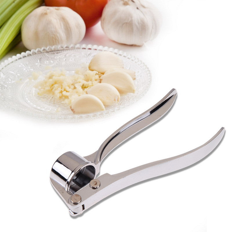 2016 Hot Stainless Steel Kitchen Squeeze Tool Alloy Crusher Garlic Presses