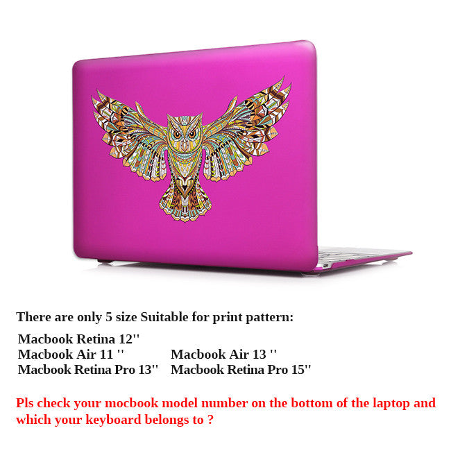 Eagle Owl Laptop Skin Case Notebook Cover for Macbook Air 11 13.3