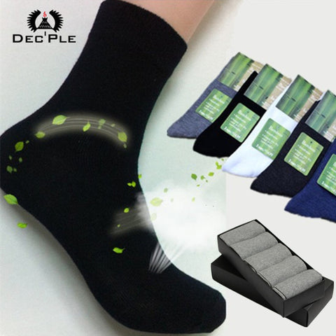 5pairs Men Socks High Quality 2016 Brand New Men Bamboo Socks cotton