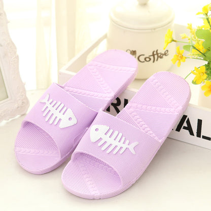 Lovers home Bathroom Home Slippers Summer Home Male Female Indoor Bath Slippers (pls select one size larger for home slippers)