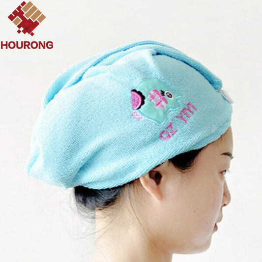 1Pcs Women Hair Drying Magic Towel Bath Towel Beach Hat Cap Head Wrap Quick Dry