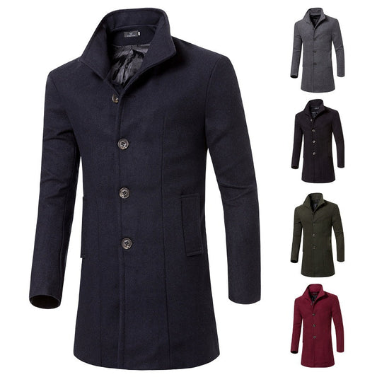 Men Winter Wool Jacket