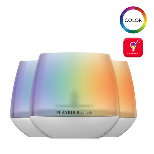 MIPOW Pack of 3 PLAYBULB w/ Free APP Candle Smart LED Light