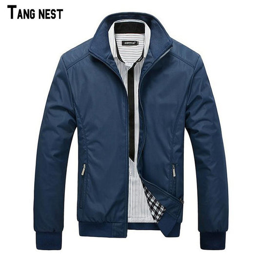 Men's Solid Fashion Jacket - Shopy Max