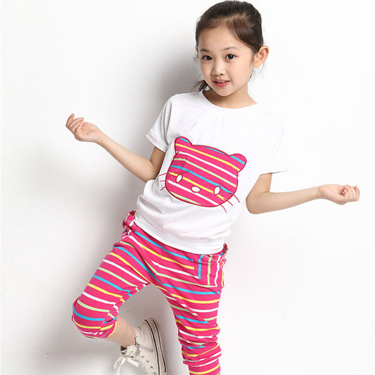 2016 New Girls Clothing Sets Kids Baby Girls Clothes Suit Children - Shopy Max