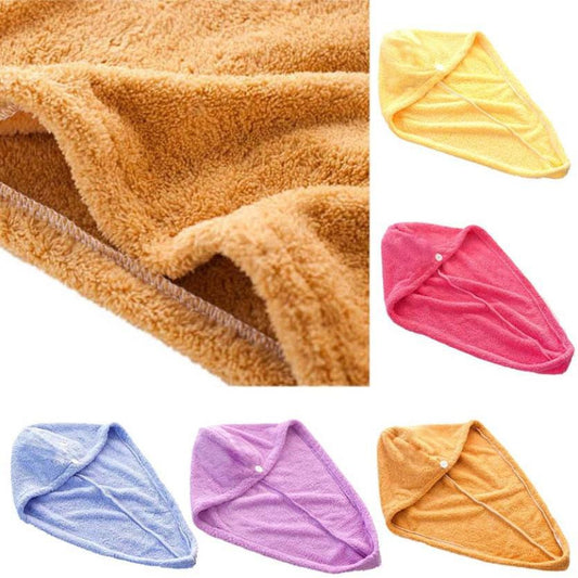 5 Colors Fashion Magic Quick Dry Hair Towel Ponytail Towel Lady
