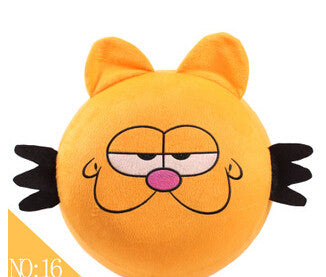 Free ship 1pcs inflatable Stool thickening Cotton Cover Cartoon Plush inflatable Pouf Chair Lovely Pneumatic Stools Portable