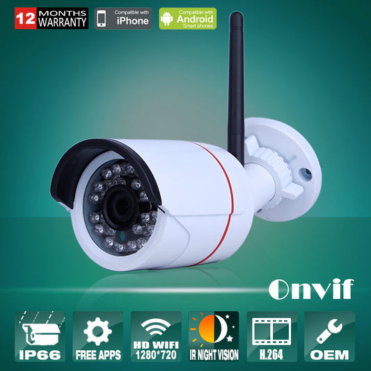Video Surveillance HD Mini IP Camera WiFi 720P ONVIF Wireless Camara