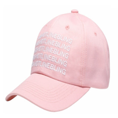 2016 SUMMER FASHION Hot Sale e Hotline Bling hat pink 6 panel