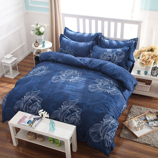 Summer style cotton bedding set Super soft twin Full Queen the Nordic style Comforter Duvet Cover bed sheet Pillowcase no quilt