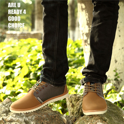 Brand Spring 100% Cow Ceather Shoes Men British Brogue Mens Sneakers