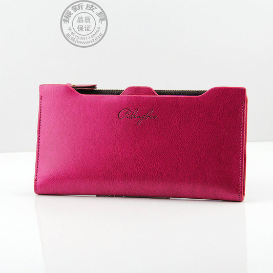 Hot Sale High Quality PU Leather Wallet For Women Fashion Clutch Long Women Wallets