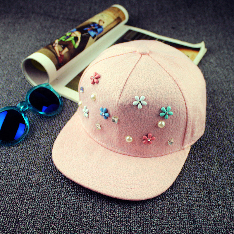 2016 New Fashion Summer Adjustable Women's Lace Floral Baseball Caps for Girls - Shopy Max