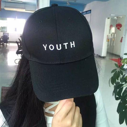 Punk 100% Cotton Baseball Cap Casual Outdoor Sport Cap Brand Letters Youth Embroidery Sunhat Snapback Baseball Caps Adjustable - Shopy Max