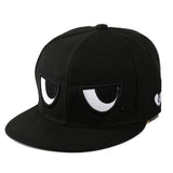 2016 Fashion Brand Snapback Caps New Men's Women's Adjustable Baseball Cap Black White Eyes