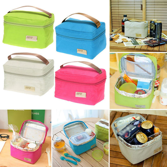 New Portable Insulated Thermal Cooler Bento Kids Lunch Box Tote Picnic