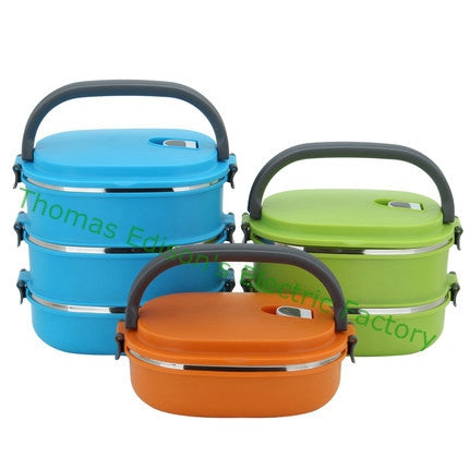 Double layer 2 layer 3 layer Stainless Steel Bento Lunch Box for Kids Thermal Food Container - Shopy Max