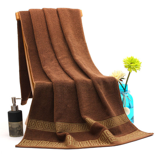 70*140cm 100% Cotton Holiday Bath Beach Towels Brand for Adult Large - Shopy Max