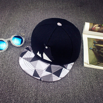 New men's summer fashion paper fold plastic logo bone baseball cap men 2016 cotton cartoon sports snapback black caps for men