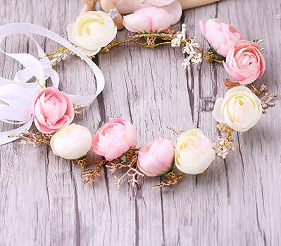 beach flower headbands headpieces wedding hair