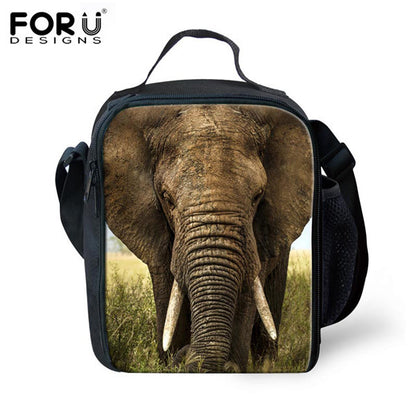 Waterproof Insulated Tote Kids School Lunch Animal Bags Thermal Food Picnic