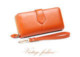 100% Genuine Leather Women Wallet Luxury Brand Designer Wallet Women - Shopy Max