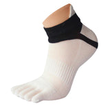 2016 Hot Sale 1 Pair MenMesh Meias Sports Running Five Finger Toe Socks Cotton Winter