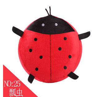 Free ship 1pcs inflatable Stool thickening Cotton Cover Cartoon Plush inflatable Pouf Chair Lovely Pneumatic Stools Portable