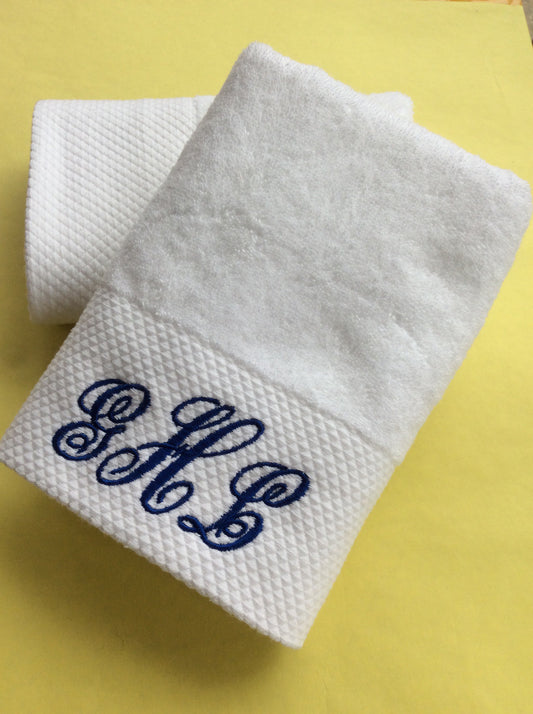 Custom Made 100% Cotton Face Towel for Adults Thickening 150g Monogram