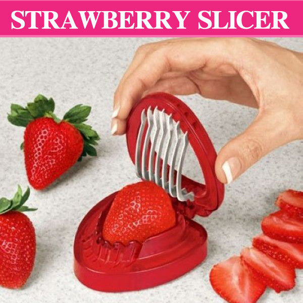 Free shipping 2014 Hot sale new Kitchen gadgets strawberry slicer kitchen supplies #1958