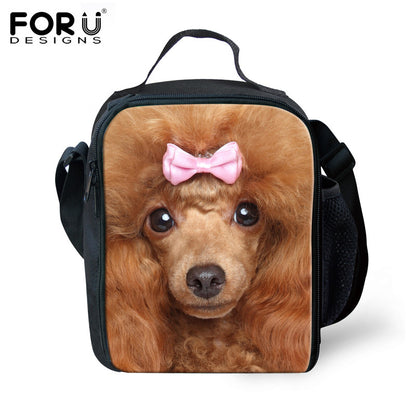 Waterproof Insulated Tote Kids School Lunch Animal Bags Thermal Food Picnic