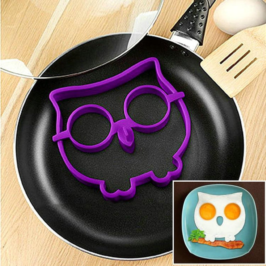 Silicone Egg Mold Tool Breakfast Funny Cooking Tools Fried Egg Mold Pancake Egg Ring Shaper Kitchen Appliances - Shopy Max