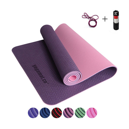 TPE Yoga Colchonete Fitness Gymnastics Mats - Shopy Max
