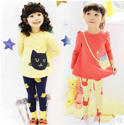 New 2016 autumn children clothing suits girls clothing set child sportswear set girl casual suit free shipping - Shopy Max