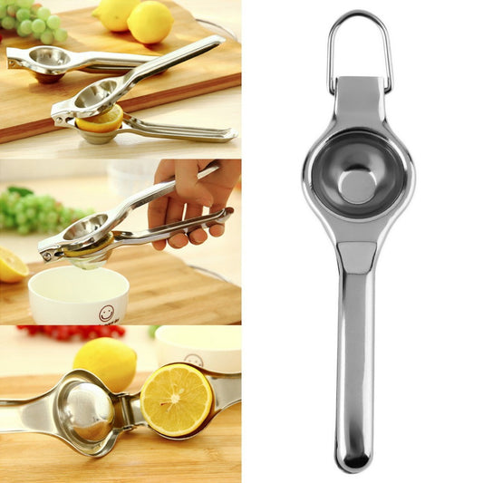 Top Sale Kitchen Bar Stainless Steel Lemon Orange Lime Squeezer Juicer Hand Press Tool - Shopy Max