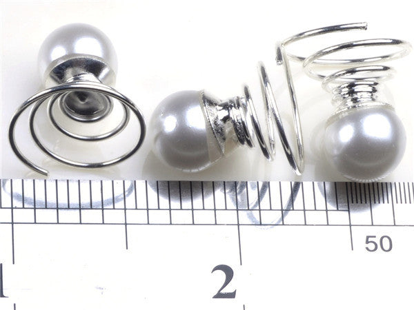 12pcs Princess Crystal Rhinestone Flower Pearl Hair - Shopy Max