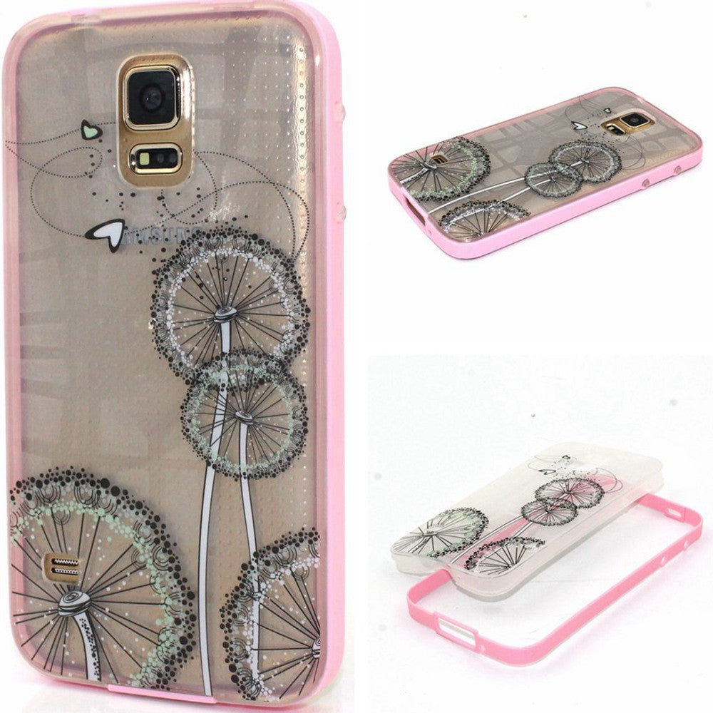 Hybrid Soft TPU Transparent Back Cover & Plastic Frame Cases for  Samsung Galaxy S5 - Shopy Max