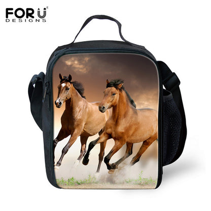 Waterproof Insulated Tote Kids School Lunch Animal Bags Thermal Food Picnic