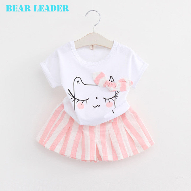 Bear Leader Girls Clothes Summer 2016 Brand Girls Clothing Sets Kids Clothes - Shopy Max