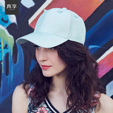 Lady spring and summer  Korean baseball hat  fashion female a wide brimmed hat peaked cap outdoor sun hat travel B-1534