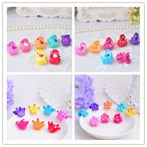 15pcs/lot Cute kids hair claws Crown baby hair accessories Princess girls - Shopy Max