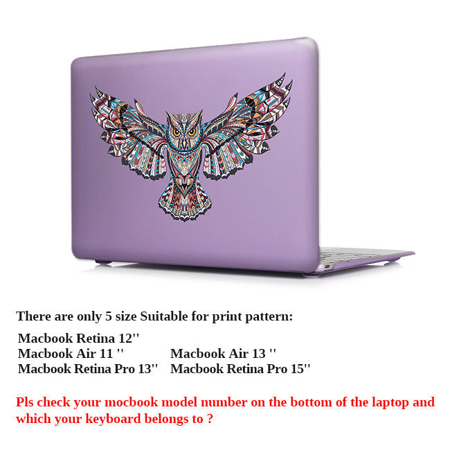 Eagle Owl Laptop Skin Case Notebook Cover for Macbook Air 11 13.3