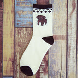 New Series Comfortable White women and men's socks Cotton Husky Pugs 5 style Faithful dog Embroidery happy Socks