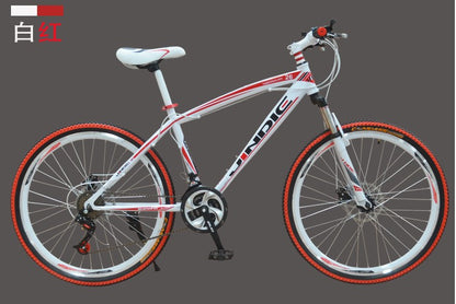 26-inch 21-speed mountain bike shock for men and women students speed dual - Shopy Max