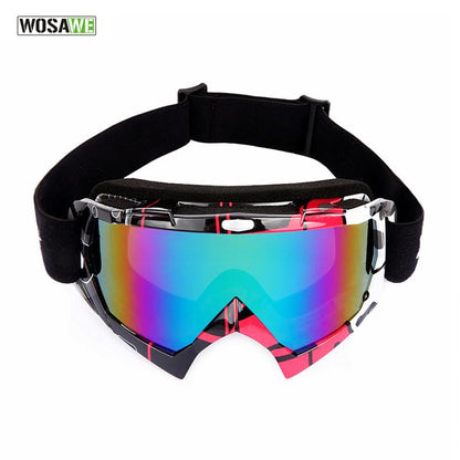 WOSAWE Professional Ski Goggles Dustproof Windproof Snowboarding Men Women Snow Goggles 2 Colors