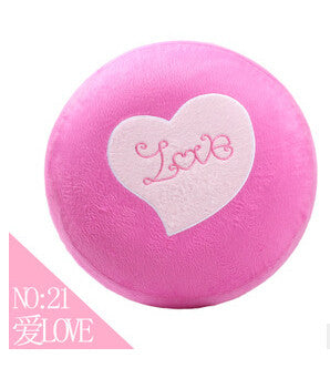 Free ship 1pcs inflatable Stool thickening Cotton Cover Cartoon Plush inflatable Pouf Chair Lovely Pneumatic Stools Portable