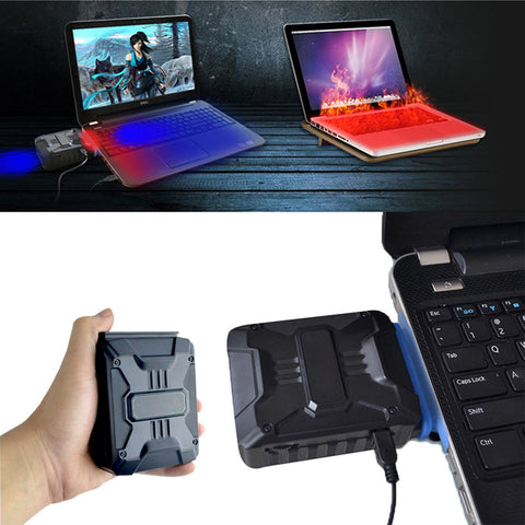 Mini Vacuum USB Laptop Cooler Air Extracting Exhaust Cooling Fan CPU Cooler for Notebook  P4PM
