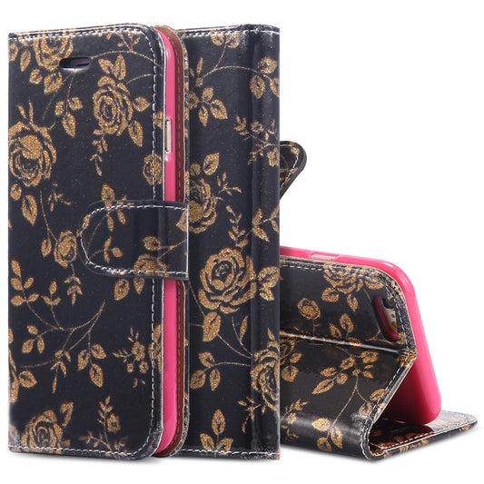Bright Rose Flower Leather Case for iPhone 6 /6S for iPhone 6 Plus 6S Plus