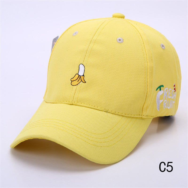 Ladies' Cute Baseball Cap Spring Cotton Caps for Women Casual fruit fish Pattern Hat Fashion Snapback gorras beisbol B063